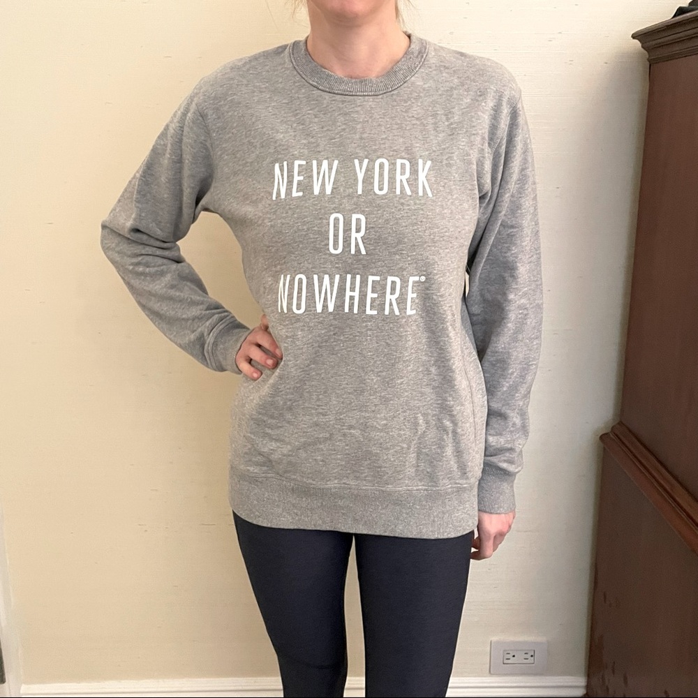 NYON New York or Nowhere collectors Waverly crewneck sweatshirt - size S in grey